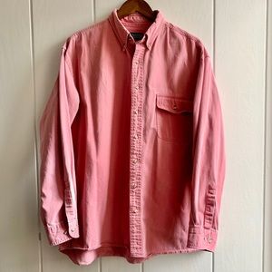 1990s Vintage Oversized Cotton Button Down Shirt